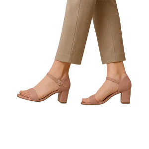 Blush Grace Block Heels D32-52