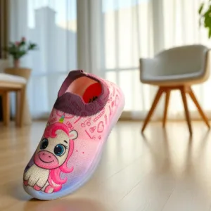 Magical Unicorn Kids Slip-On Shoes art - teddy 2