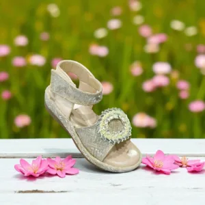 Kids Golden Party Wear Sandal ✨👧 D23-171
