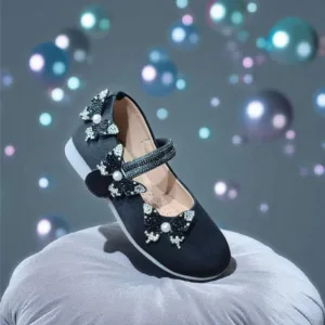 Midnight Pearl Kids Mary Janes β Butterfly Spark Edition π¦β¨ ART - D34-24-23