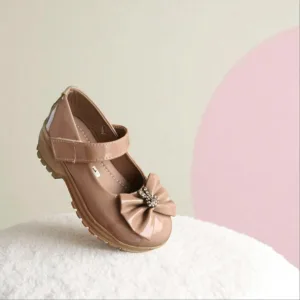 Kids’ Glossy Bow Dress Shoe 🎀 ART - D36-15