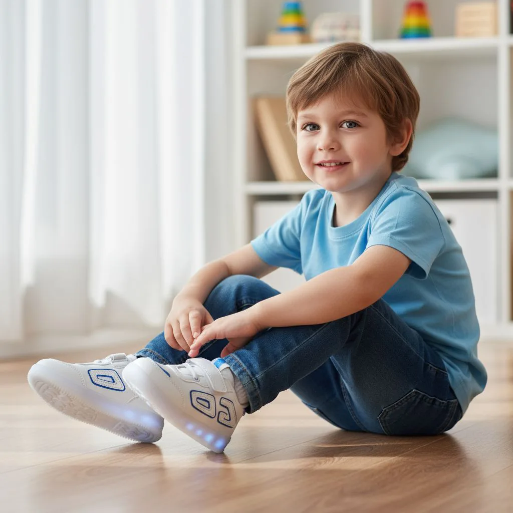 Kids LED Sports Shoes – GO Glow Edition ART jrd - 86 - Image 2