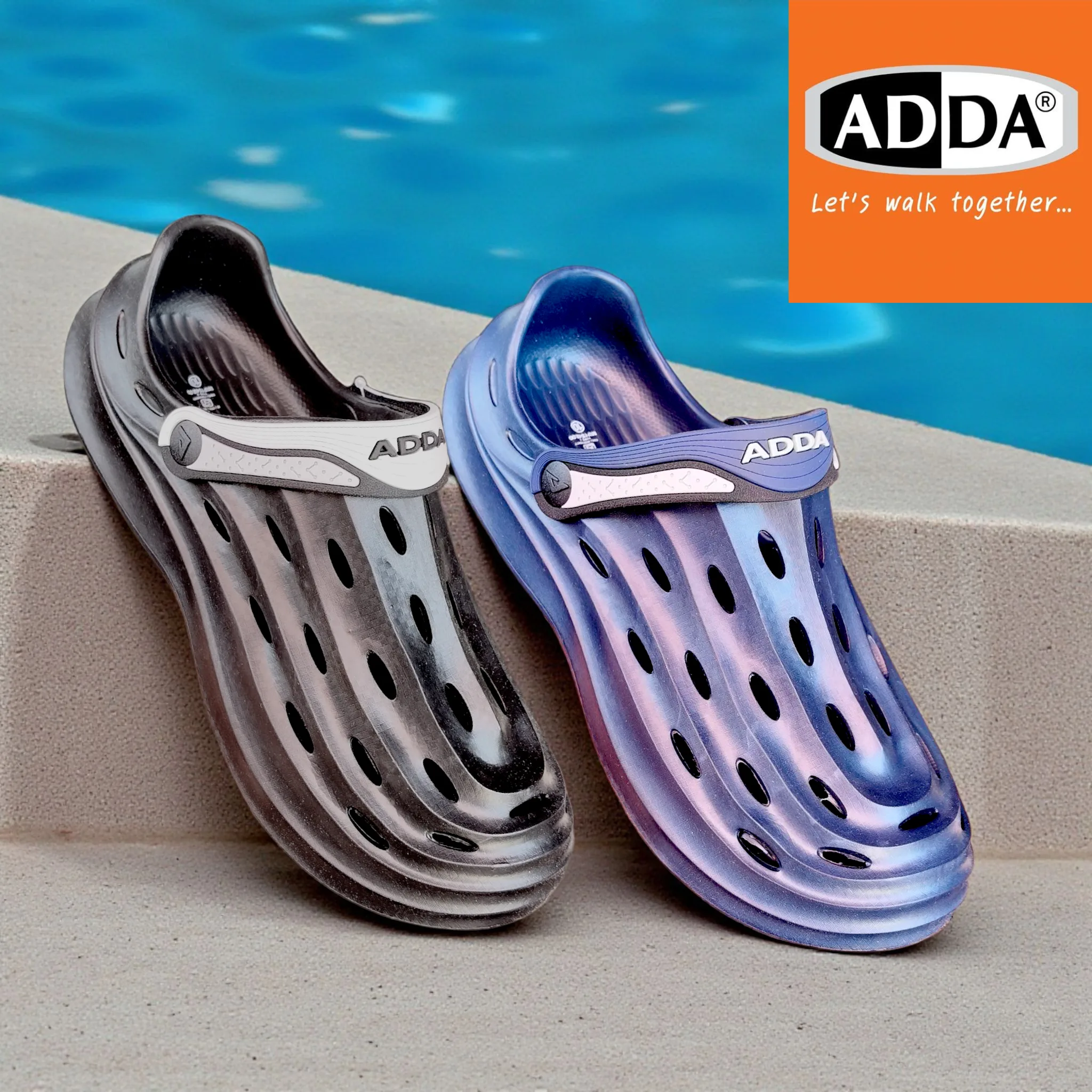 ADDA Men's Dynamic Gradient Clogs ART - spunk