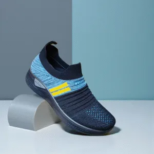 WELCOME Boys’ Sky Blue Performance Slip-Ons ART - ROMEO 05
