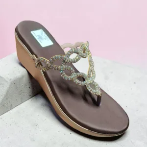 Aura Glimmer Embellished Wedge Sandals ✨ ART - D44-30